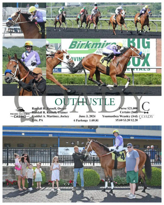 Outhustle - 06-03-24 R04 Pid Presque Isle Downs