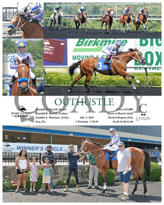 OUTHUSTLE - 07-03-25 - R07 - PID Presque Isle Downs