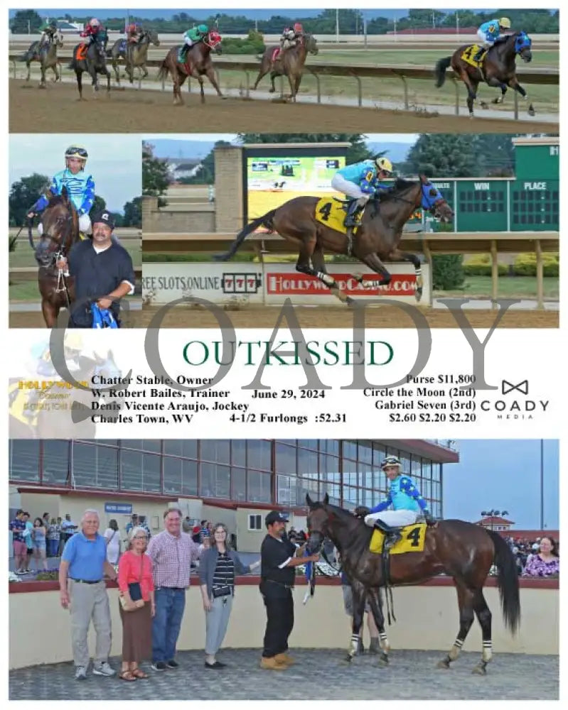 Outkissed - 06-29-24 R02 Ct Hollywood Casino At Charles Town Races