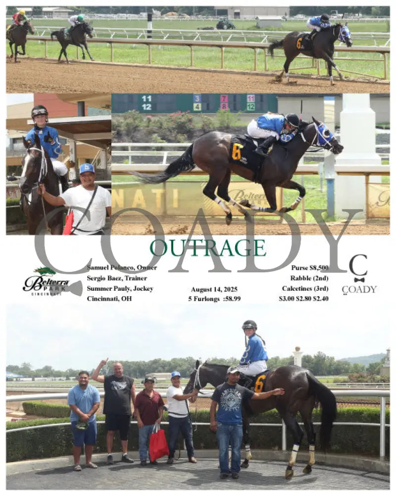 OUTRAGE - 081425 - Race 04 - BTP Turfway Park