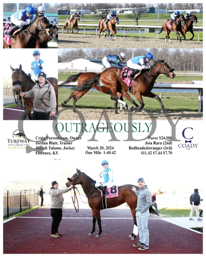 Outrageously - 03 - 20 - 24 R01 Tp Turfway Park