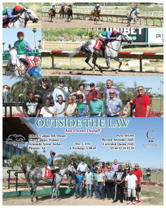 Outside The Law - Ann Owens Distaff 05-02-24 R06 Tup Turf Paradise