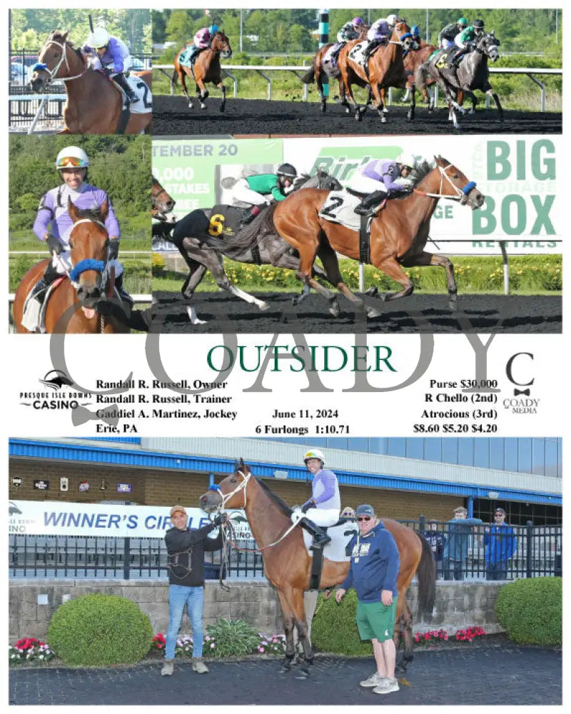 Outsider - 06-11-24 R08 Pid Presque Isle Downs