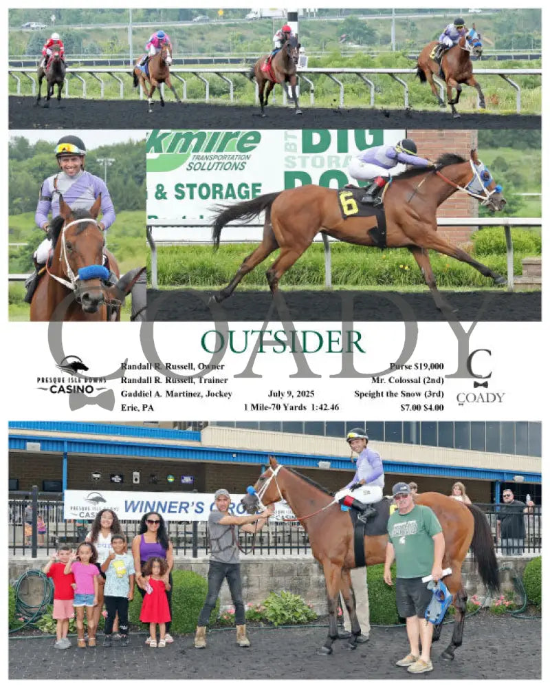 OUTSIDER - 07-09-25 - R06 - PID Presque Isle Downs