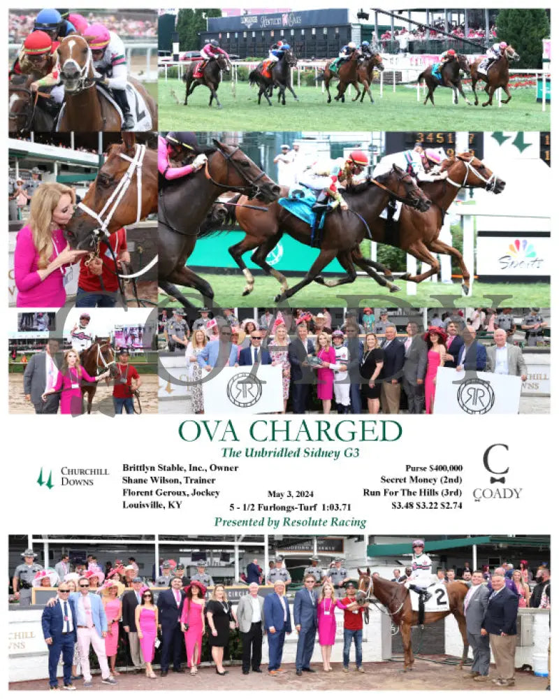 Ova Charged - The Unbridled Sidney G3 05-03-24 R06 Cd Churchill Downs