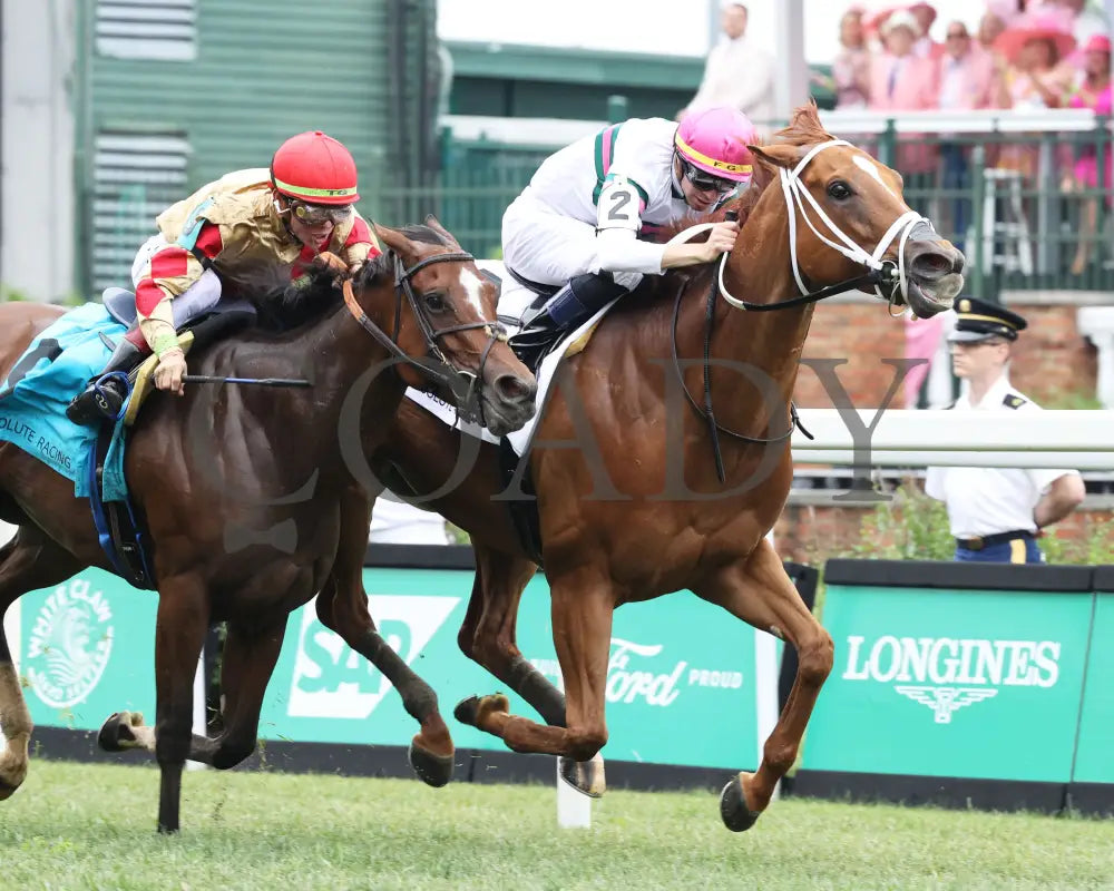 Ova Charged - The Unbridled Sidney G3 05-03-24 R06 Churchill Downs Finish 02 Renee Torbit