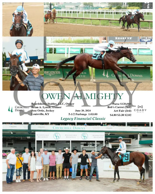 Owen Almighty - 06-20-24 R05 Cd Churchill Downs