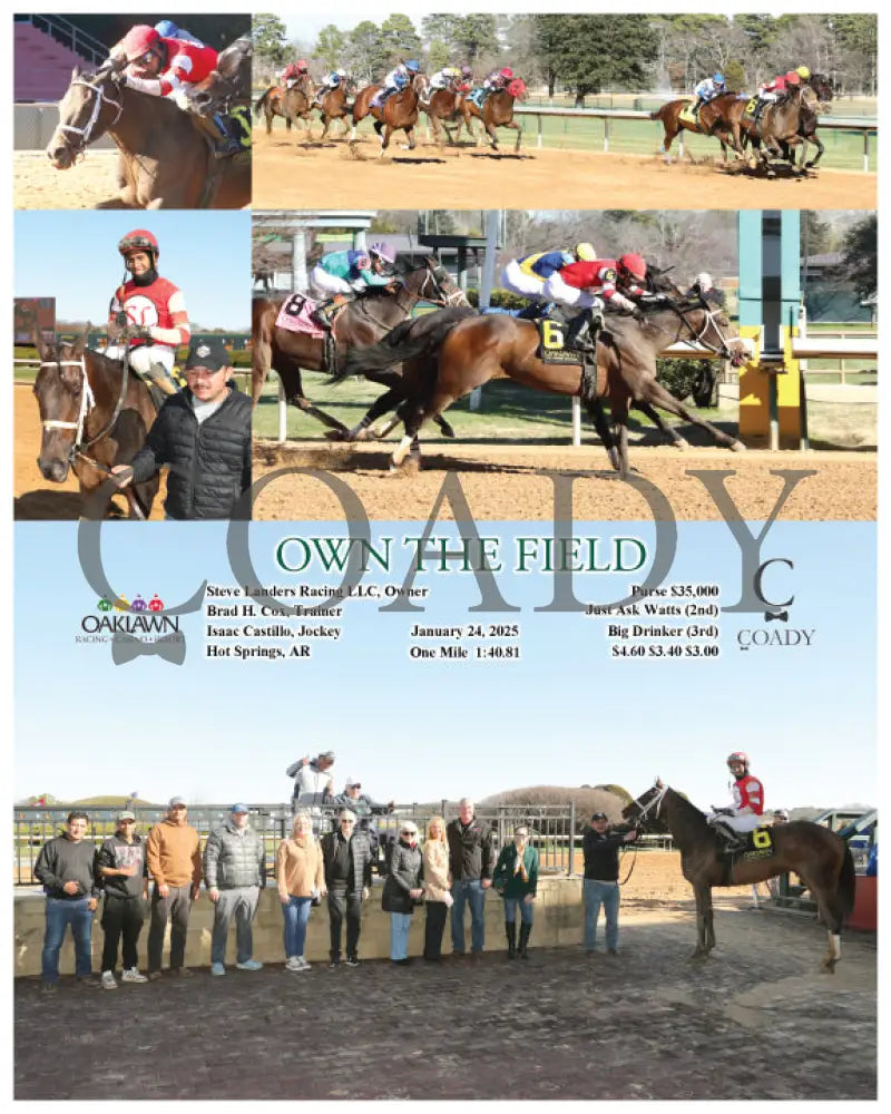Own The Field - 01-24-25 R05 Op Oaklawn Park