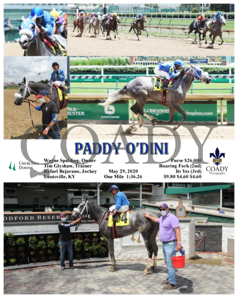 Paddy O’dini - 05-29-20 R04 Cd Churchill Downs
