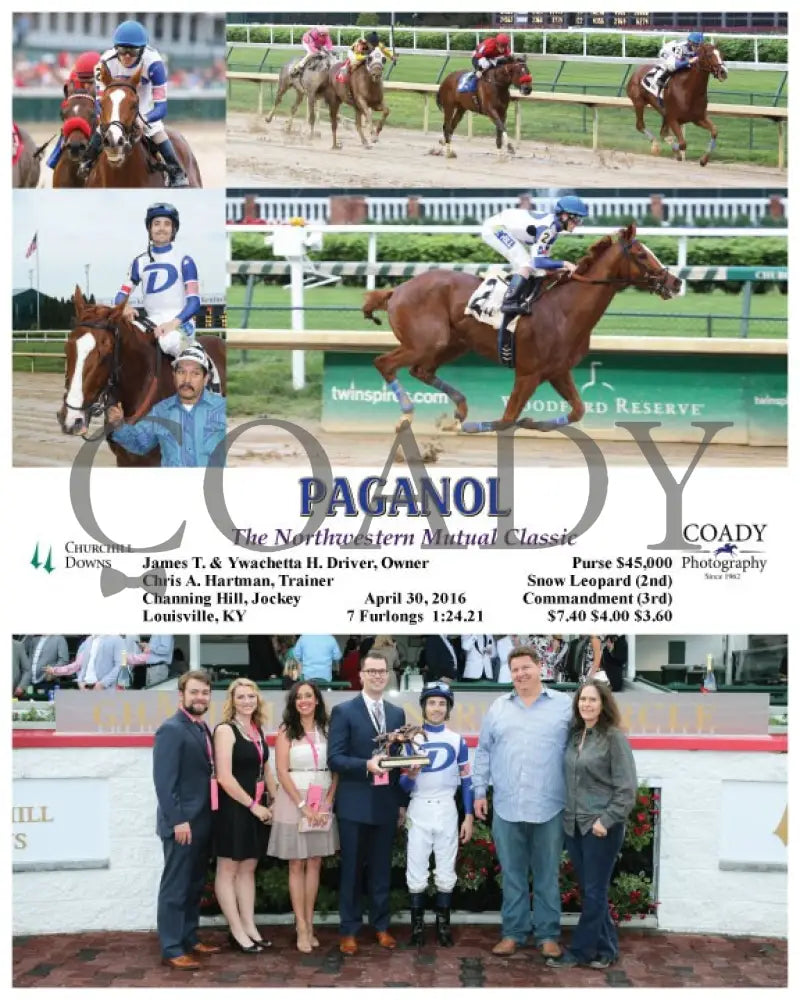 Paganol - 043016 Race 03 Cd Group Churchill Downs
