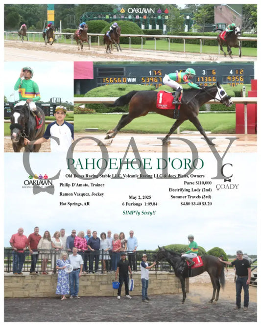 PAHOEHOE D’ORO - 05-02-25 - R06 - OP Oaklawn Park