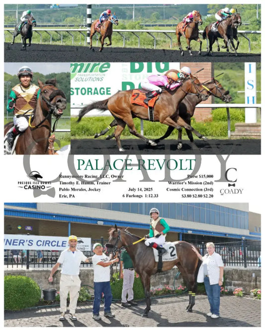 PALACE REVOLT - 07-14-25 - R04 - PID Presque Isle Downs