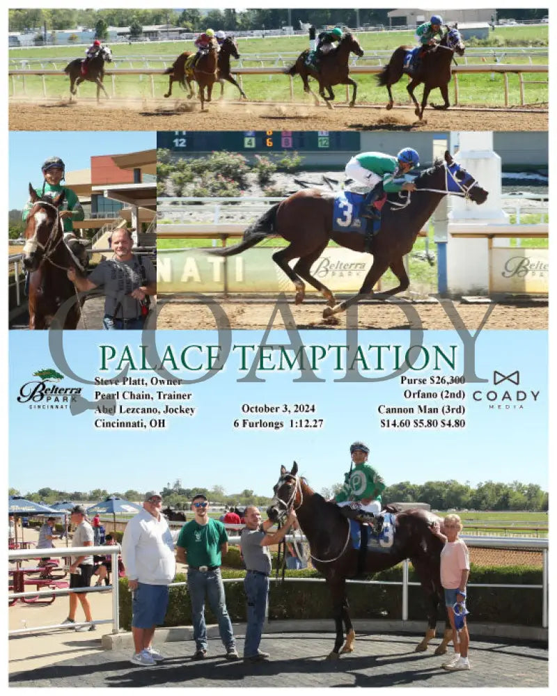 Palace Temptation - 100324 Race 03 Btp Belterra Park