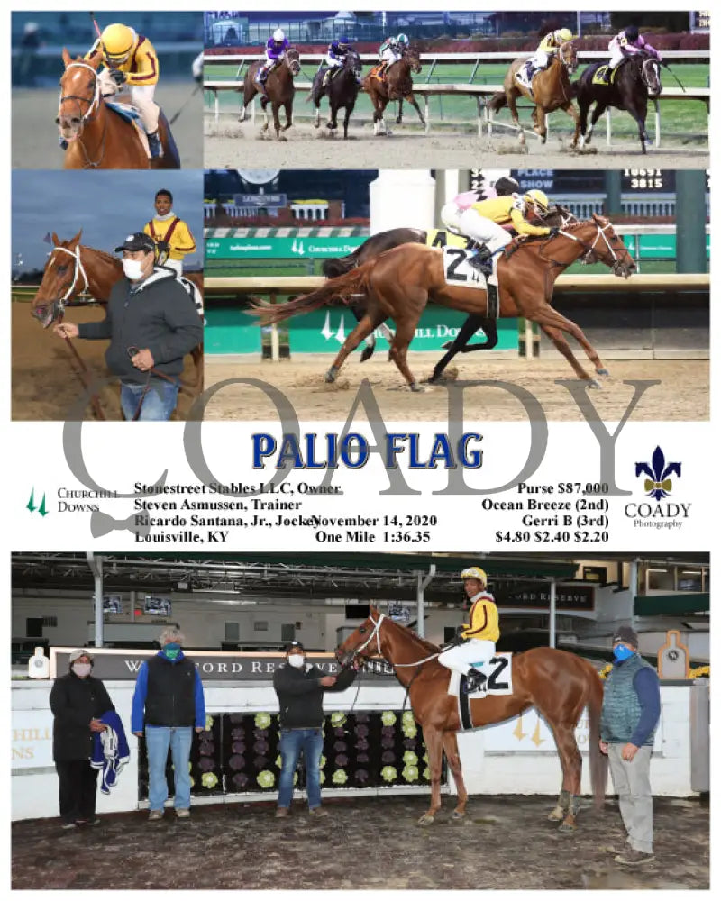 Palio Flag - 11-14-20 R09 Cd Churchill Downs