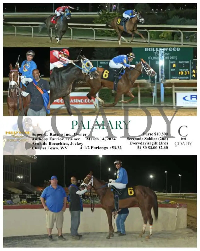 Palmary - 03 - 14 - 24 R08 Ct Hollywood Casino At Charles Town Races