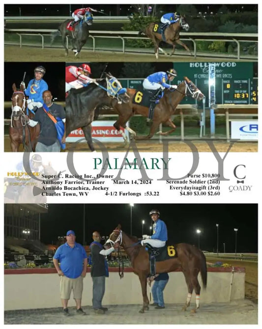 Palmary - 03 - 14 - 24 R08 Ct Hollywood Casino At Charles Town Races