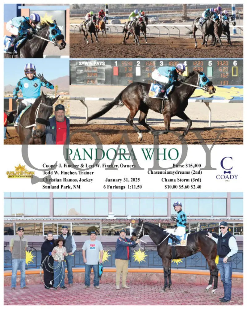 Pandora Who - 01-31-25 R09 Sun Turfway Park