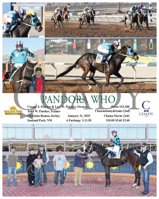 Pandora Who - 01-31-25 R09 Sun Turfway Park