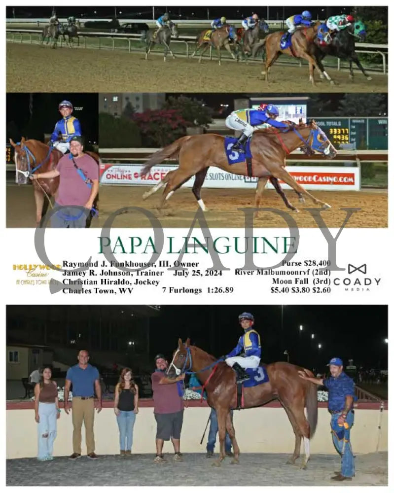 Papa Linguine - 07-25-24 R07 Ct Hollywood Casino At Charles Town Races
