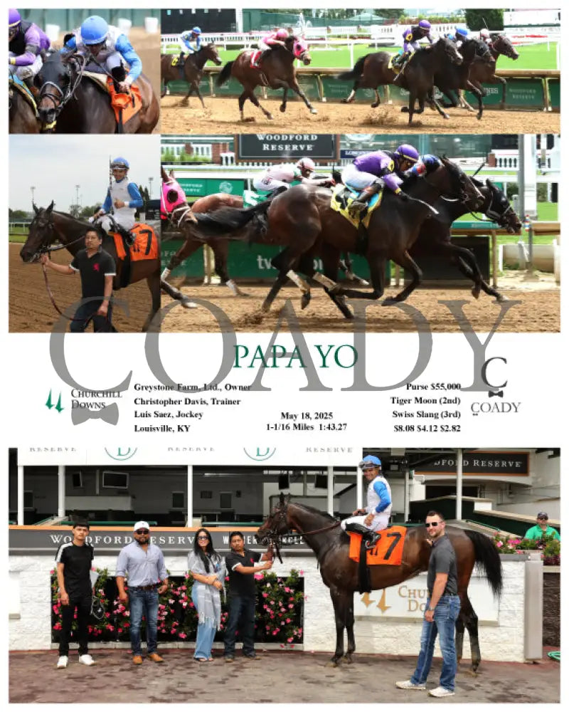 PAPA YO - 05-18-25 - R01 - CD Churchill Downs