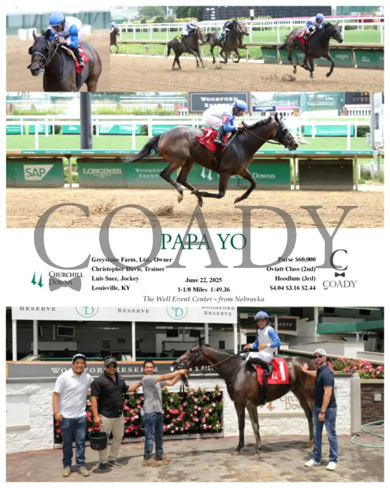 PAPA YO - 06-22-25 - R02 - CD Churchill Downs