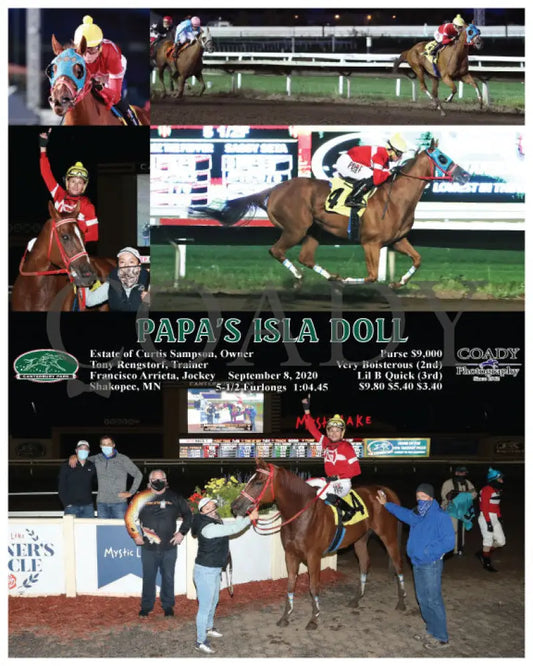 Papa’s Isla Doll - 09-08-20 R07 Cby Canterbury Park