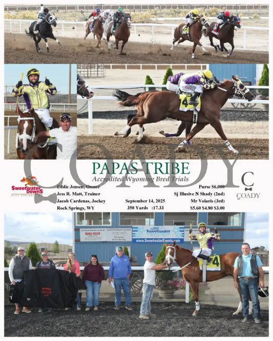 PAPAS TRIBE - Accredited Wyoming Bred Trials - 09-14-25 - R10 - SWF - Coady Media - Kurtis Coady Photography
