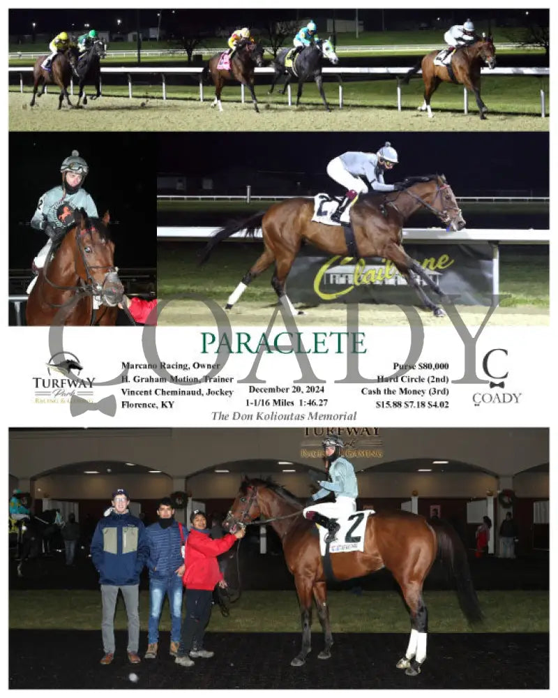 Paraclete - 12-20-24 R07 Tp Turfway Park