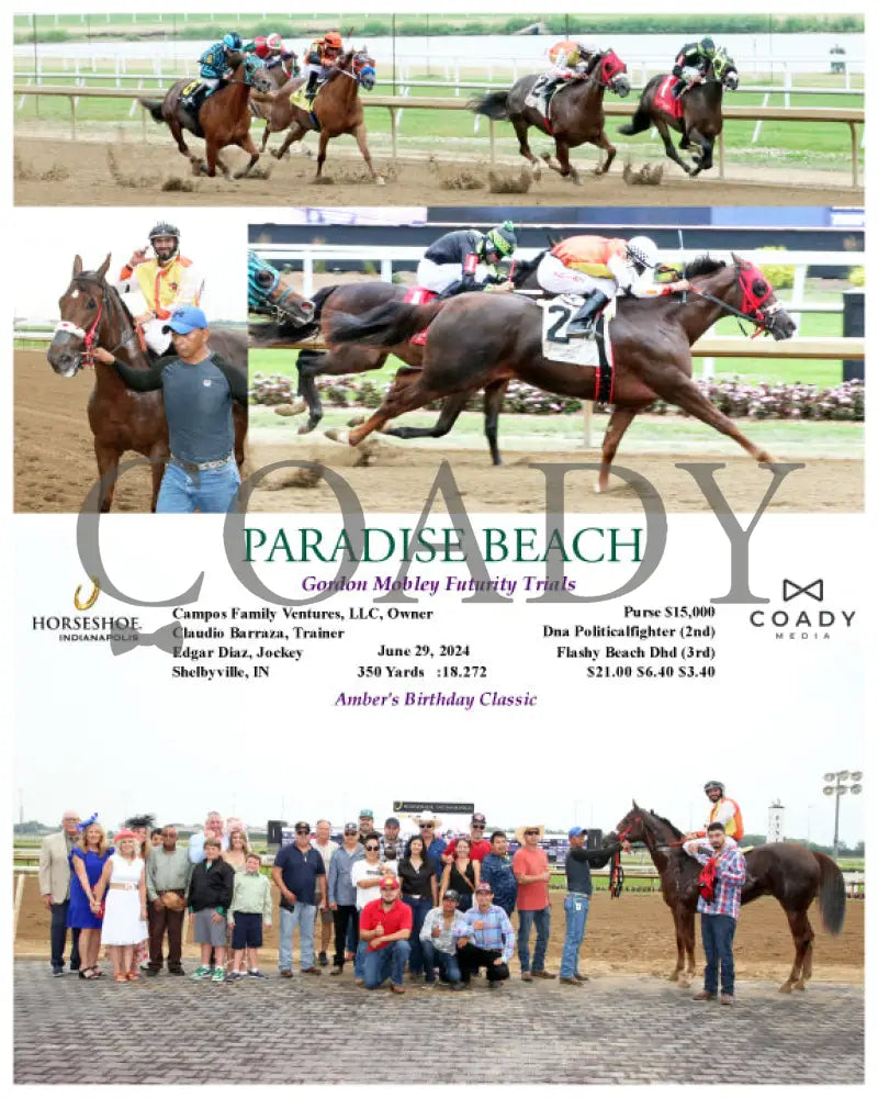 Paradise Beach - Gordon Mobley Futurity Trials 06-29-24 R04 Ind Group Indiana Grand