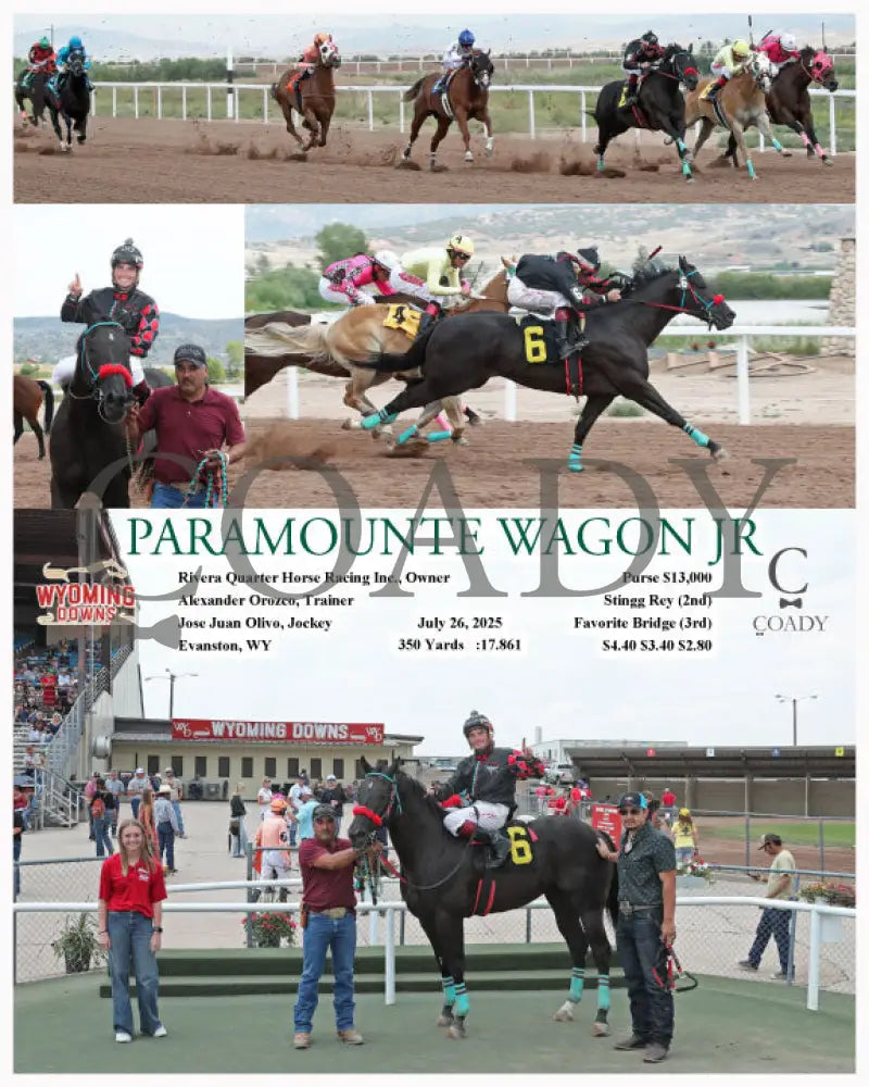 PARAMOUNTE WAGON JR - 07-26-25 - R02 - WYO Wyoming Downs