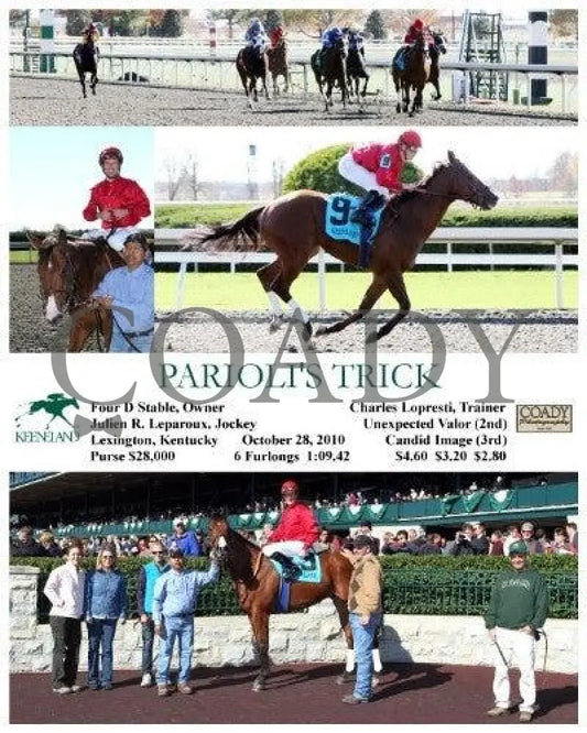 Parioli’s Trick - 102810 Keeneland