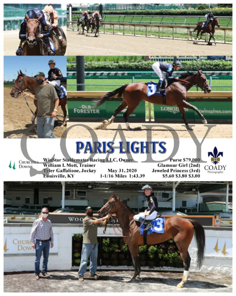 Paris Lights - 05-31-20 R05 Cd Churchill Downs