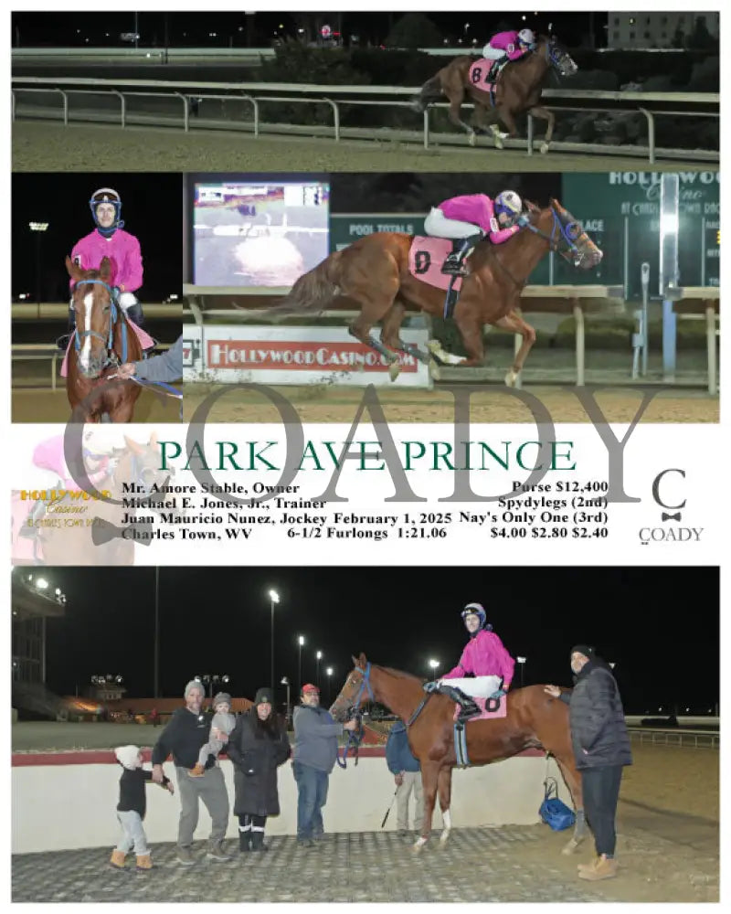 Park Ave Prince - 02-01-25 R03 Ct Hollywood Casino At Charles Town Races