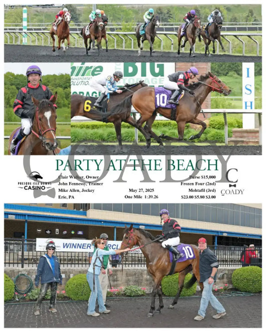 PARTY AT THE BEACH - 05-27-25 - R06 - PID Presque Isle Downs