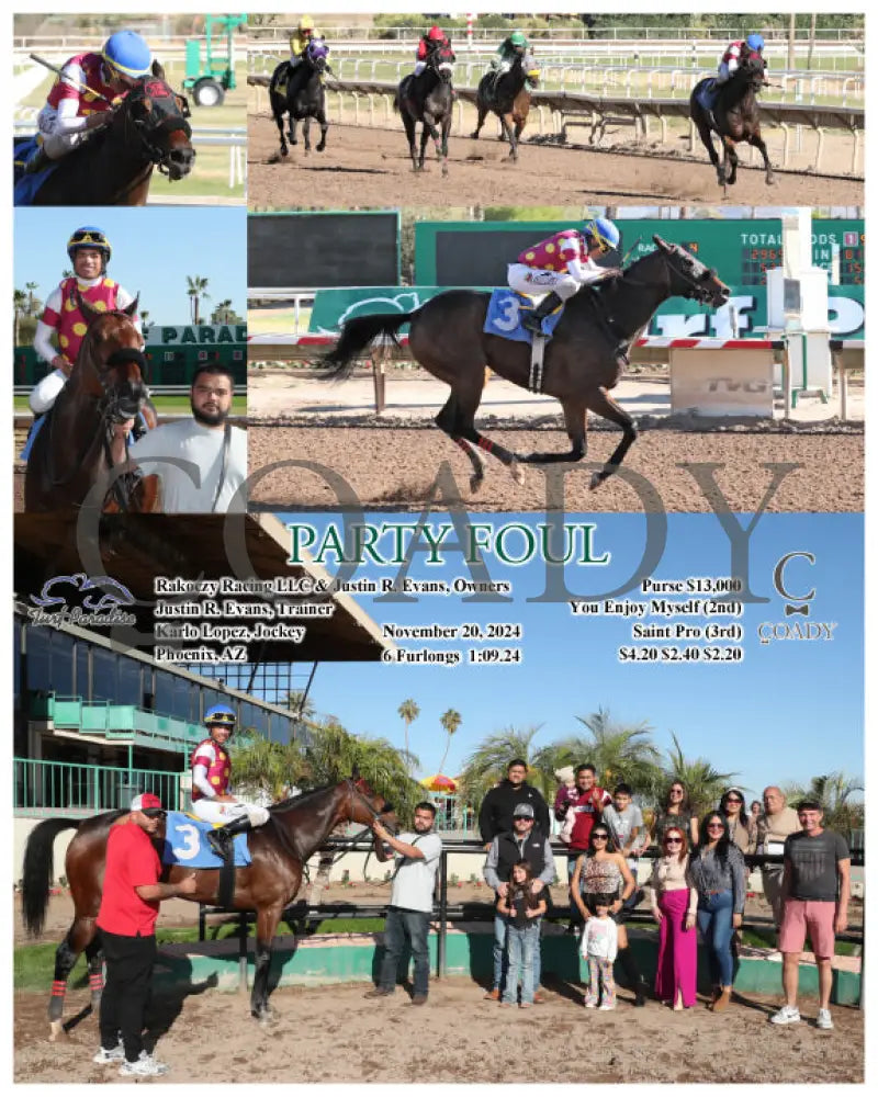 Party Foul - 11-20-24 R04 Tup Turf Paradise