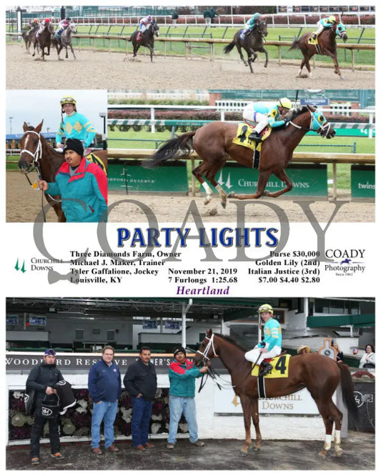 Party Lights - 11-21-19 R05 Cd Churchill Downs