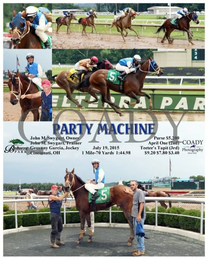 Party Machine - 071915 Race 03 Btp Belterra Park