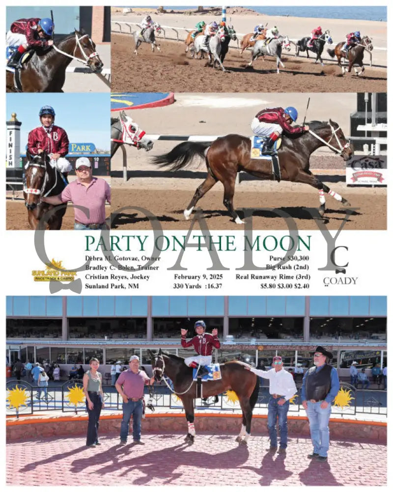 PARTY ON THE MOON - 02-09-25 - R04 - SUN Turfway Park