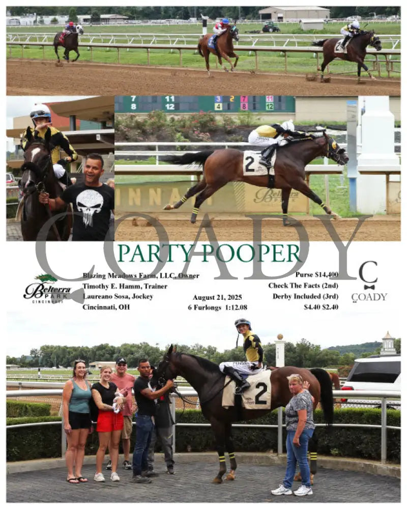 PARTY POOPER 08 21 25 R01 BTP Presque Isle Downs