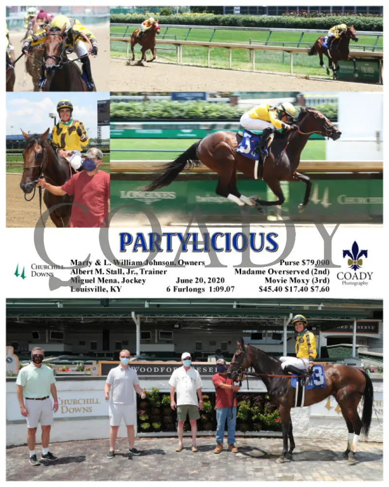 Partylicious - 06-20-20 R04 Cd Churchill Downs