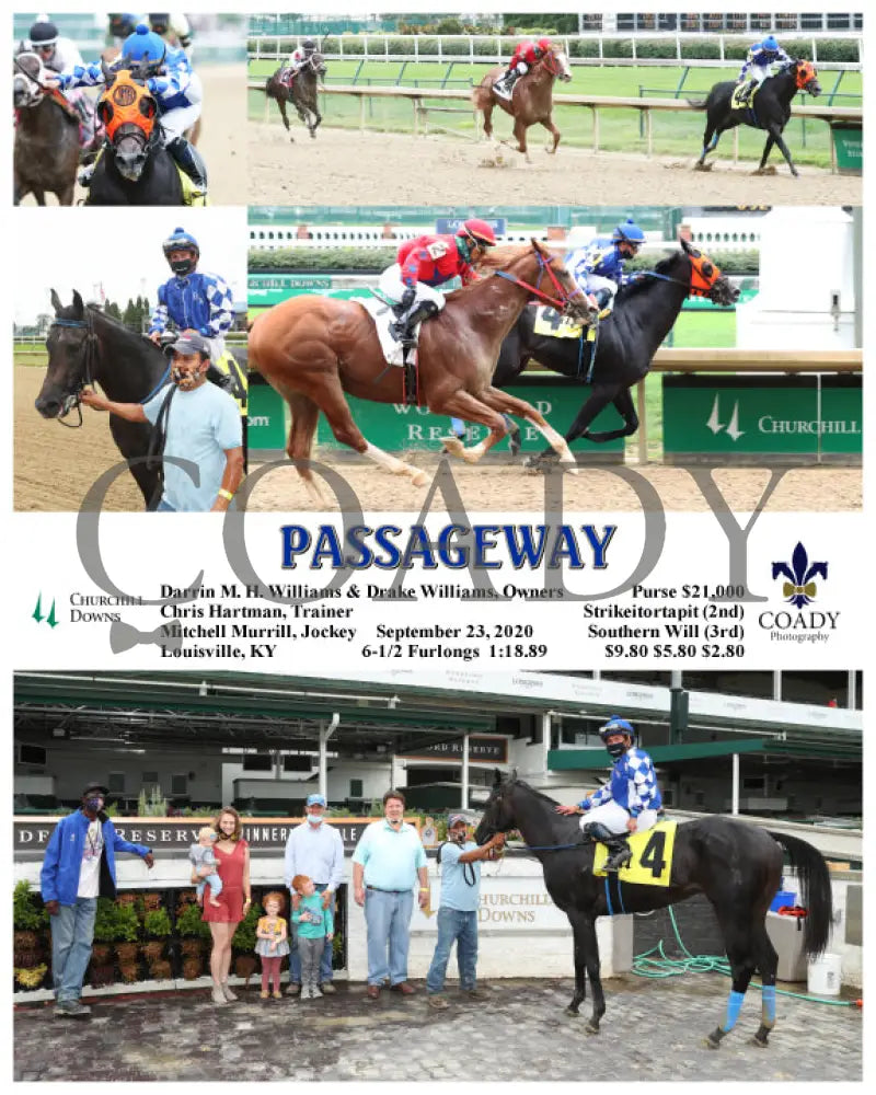 Passageway - 09-23-20 R04 Cd Churchill Downs