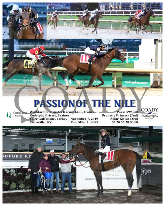 Passionof The Nile - 11-07-19 R09 Cd Churchill Downs