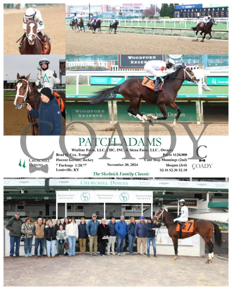 Patch Adams - 11-30-24 R05 Cd Churchill Downs
