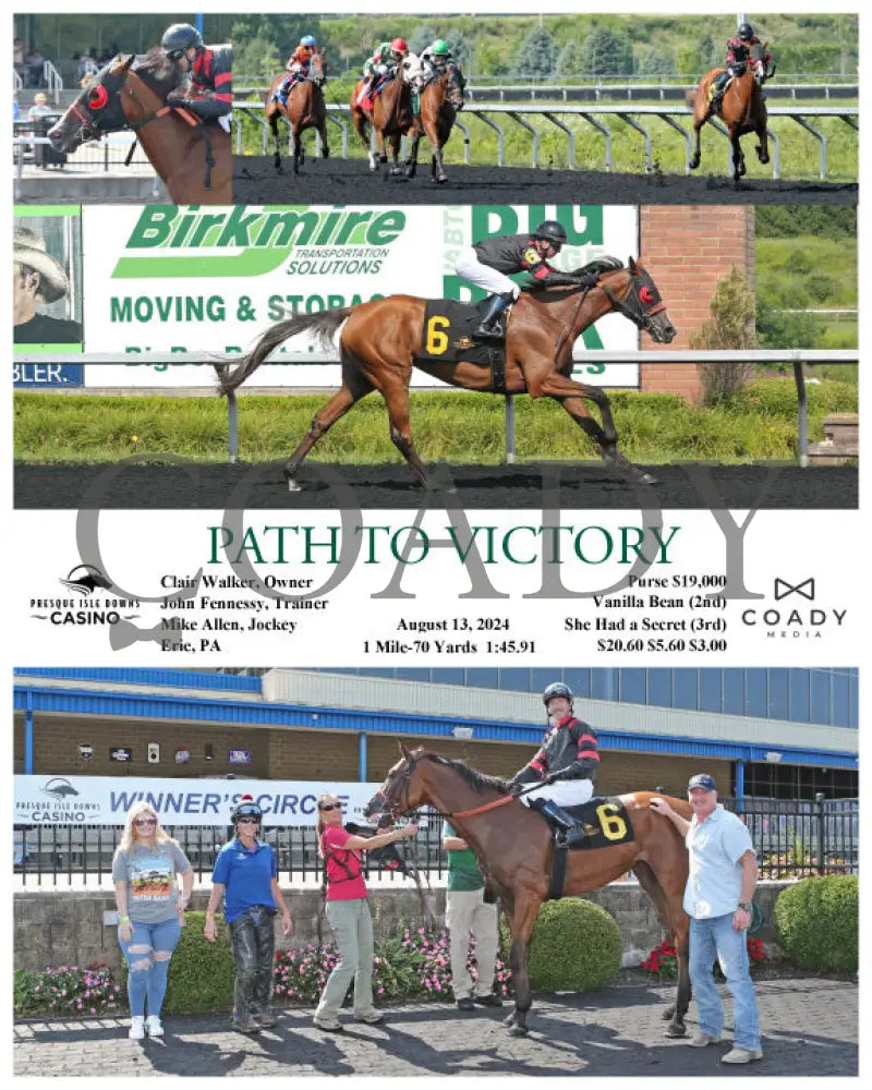 Path To Victory - 08-13-24 R03 Pid Presque Isle Downs