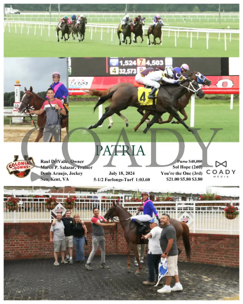 Patria - 07-18-24 R08 Cnl Colonial Downs