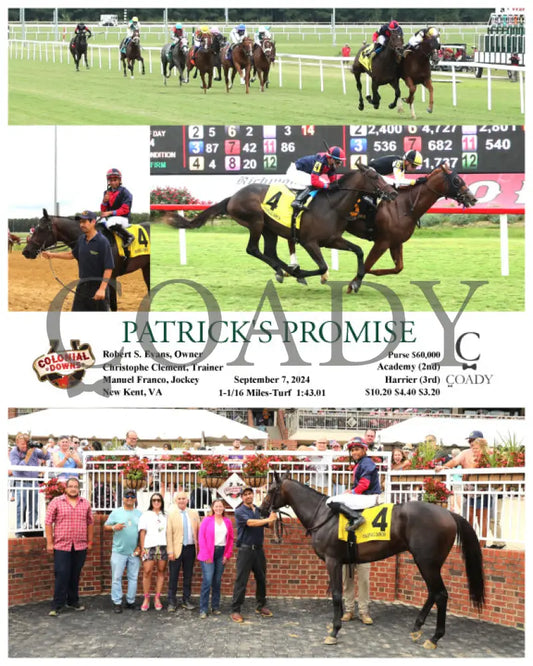 Patrick’s Promise - 09-07-24 R04 Cnl Colonial Downs
