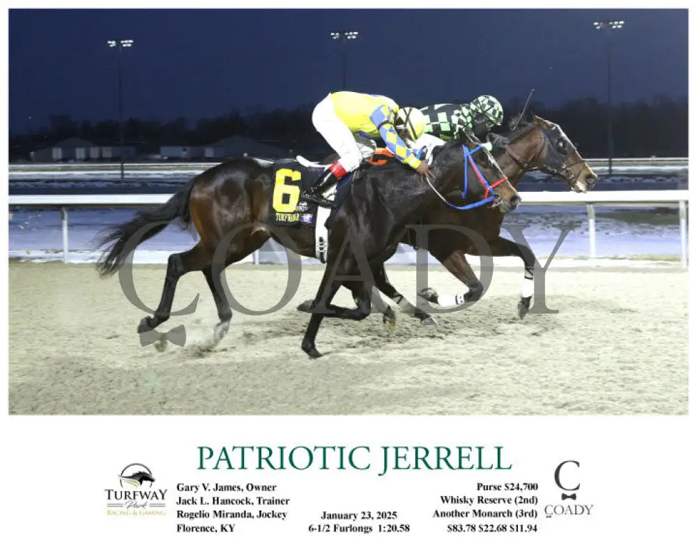 Patriotic Jerrell - 01-23-25 R01 Tp Turfway Park