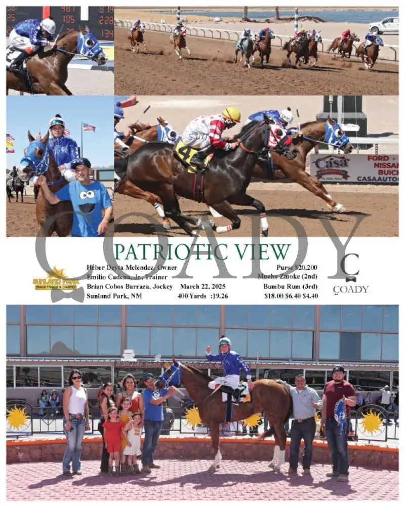PATRIOTIC VIEW - 03-22-25 - R06 - SUN Sunland Park