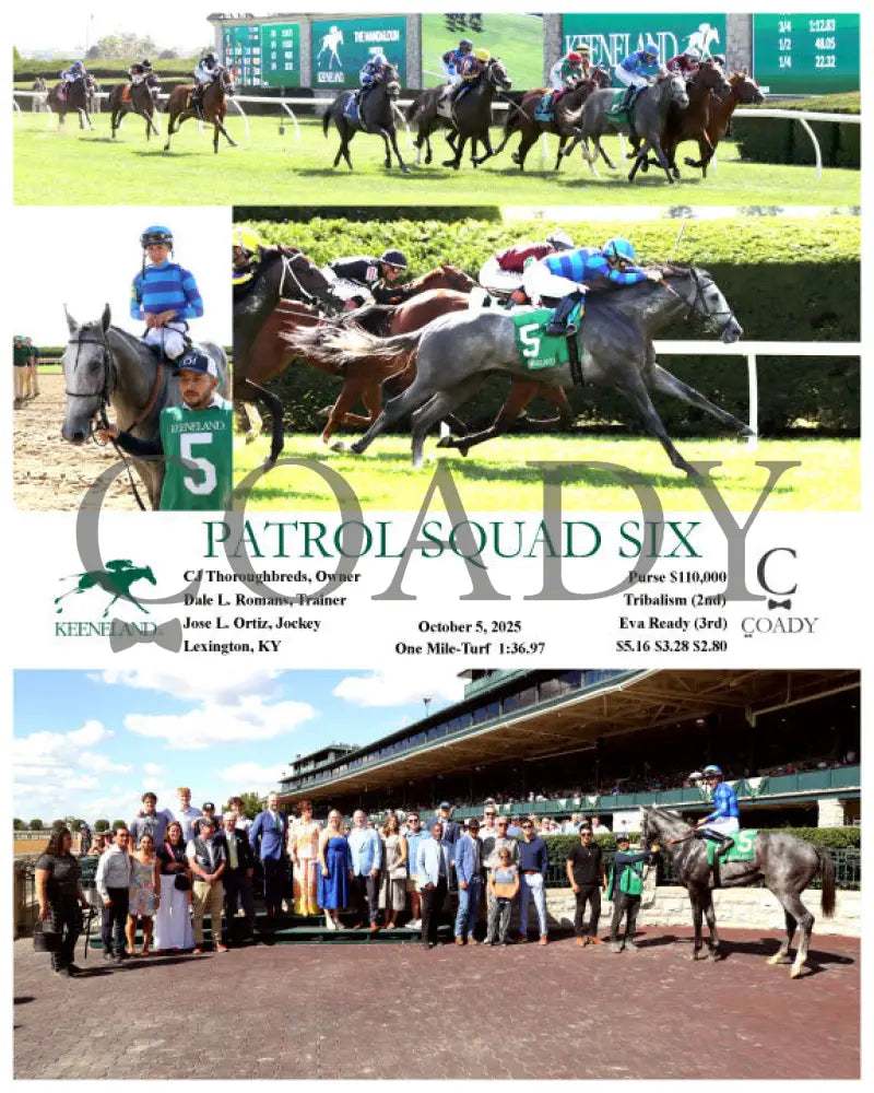 PATROL SQUAD SIX - 100525 - Race 04 - KEE Keeneland