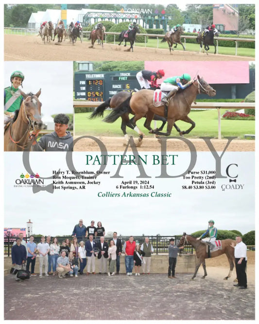 Pattern Bet - 04 - 19 - 24 R06 Op Oaklawn Park